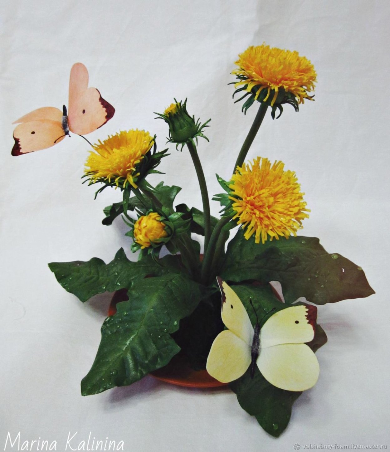 Одуванчик фоамиран