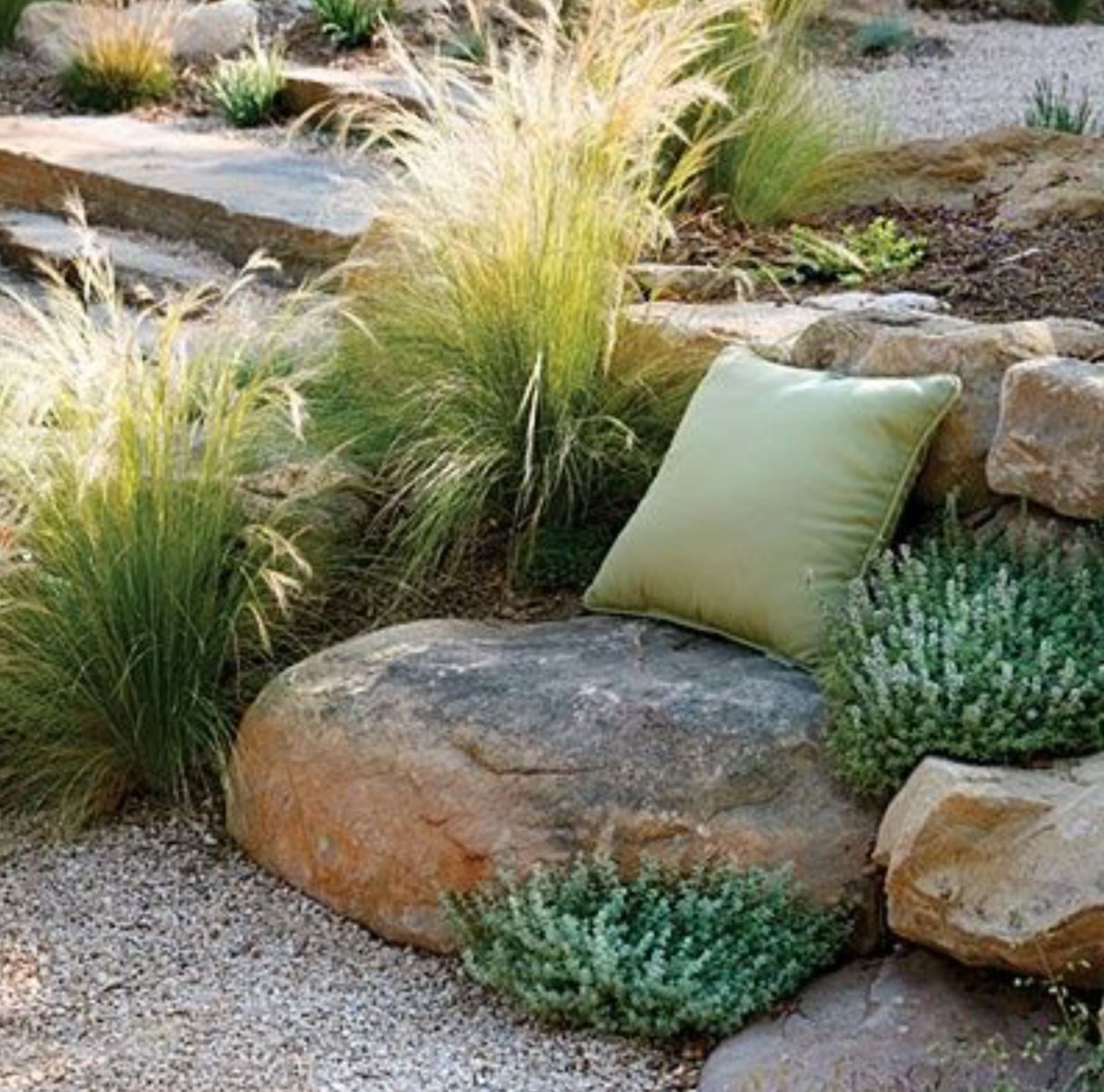 Тропический стиль рокария