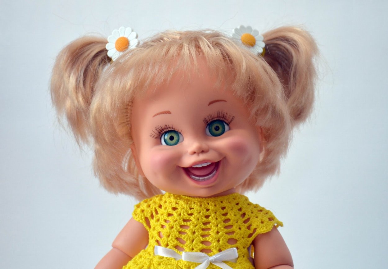 Galoob Baby face помыть и реставрировать