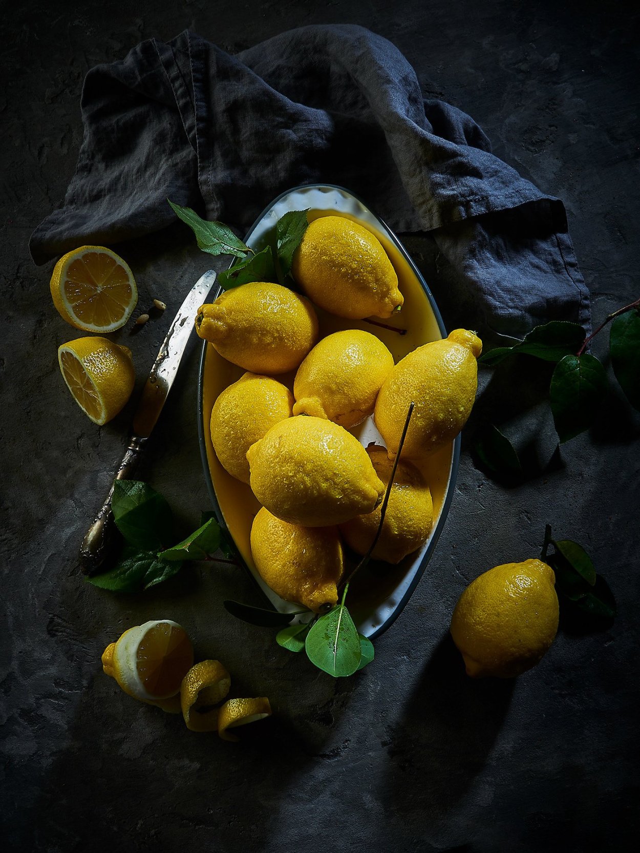 Лимон предметная съемка