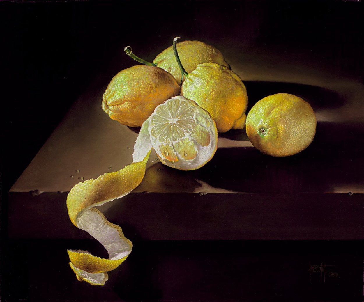 Симон Люттихейс натюрморт с лимоном