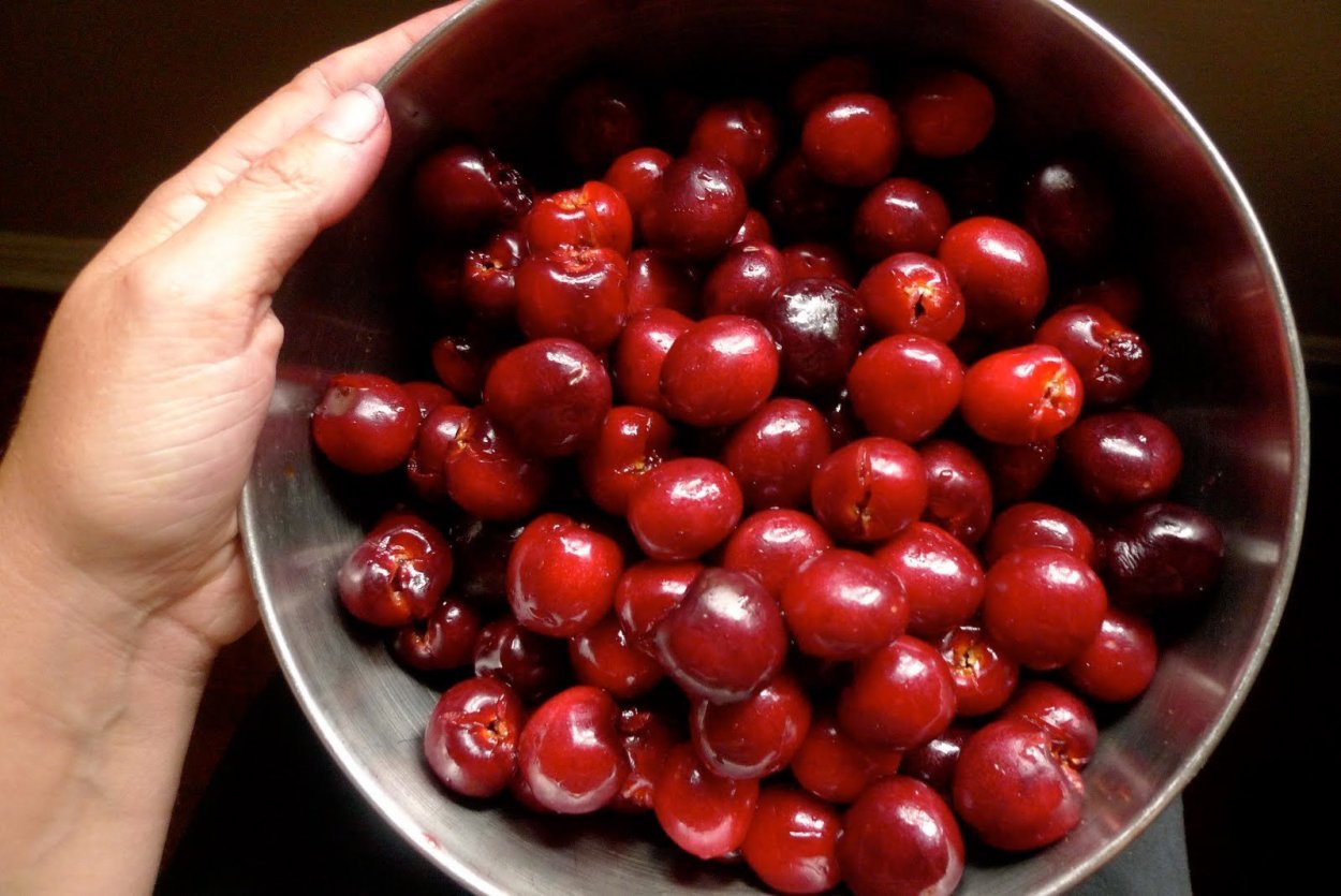 Красная ягода с косточкой