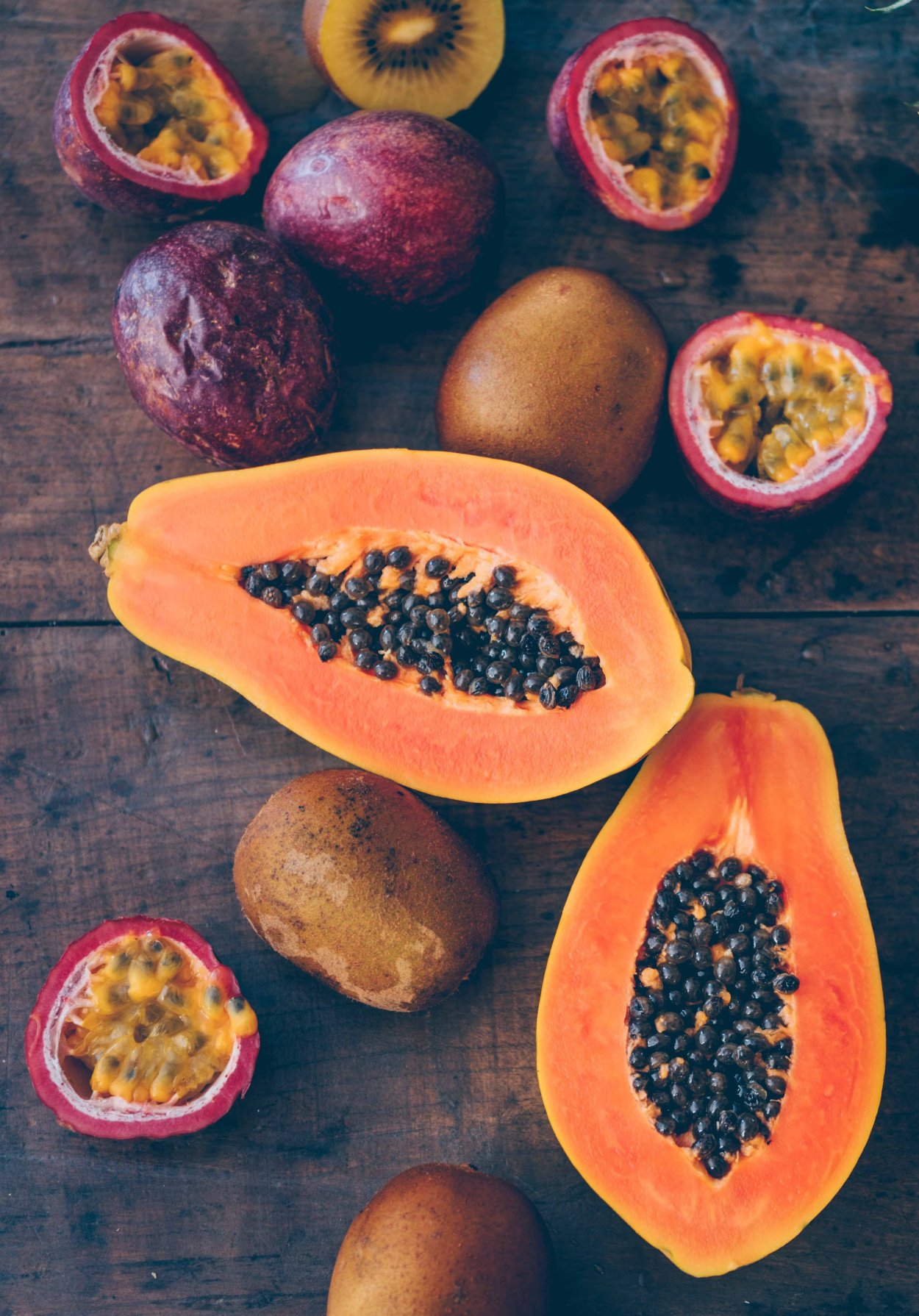 Папайя и маракуйя