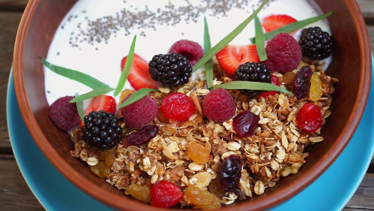 Гранола в ресторане