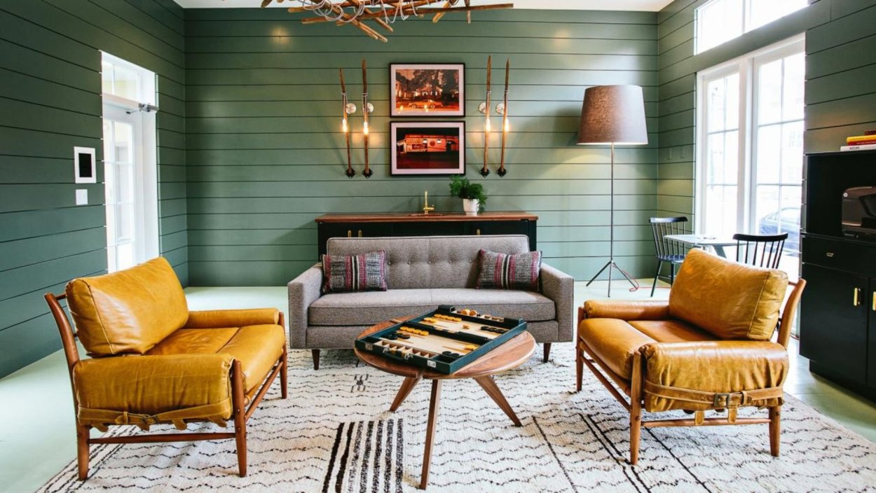 МИД сенчури Модерн зеленый