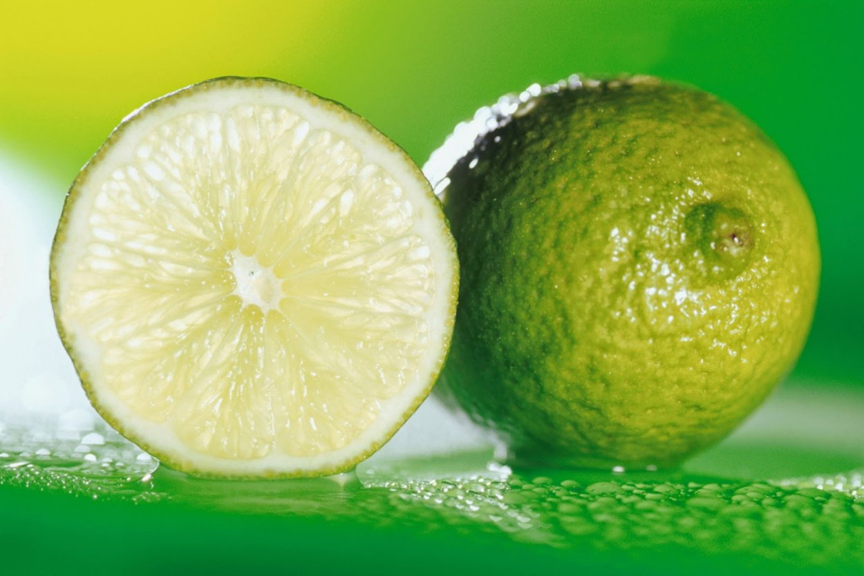 Лимон в разрезе фото
