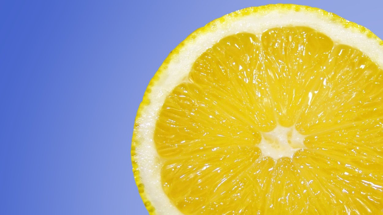 Синий лимон