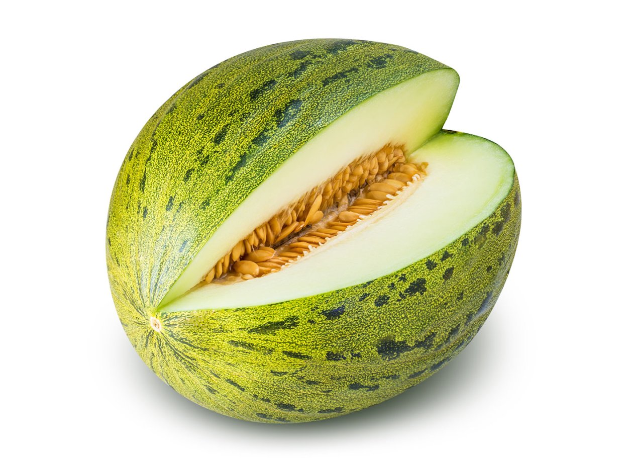 Дыня зеленая внутри