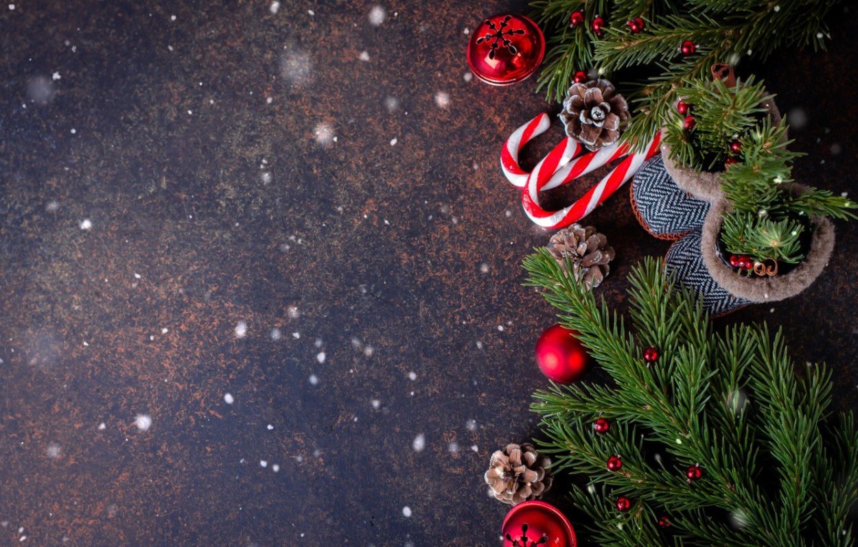 Новый год фон елка сверху