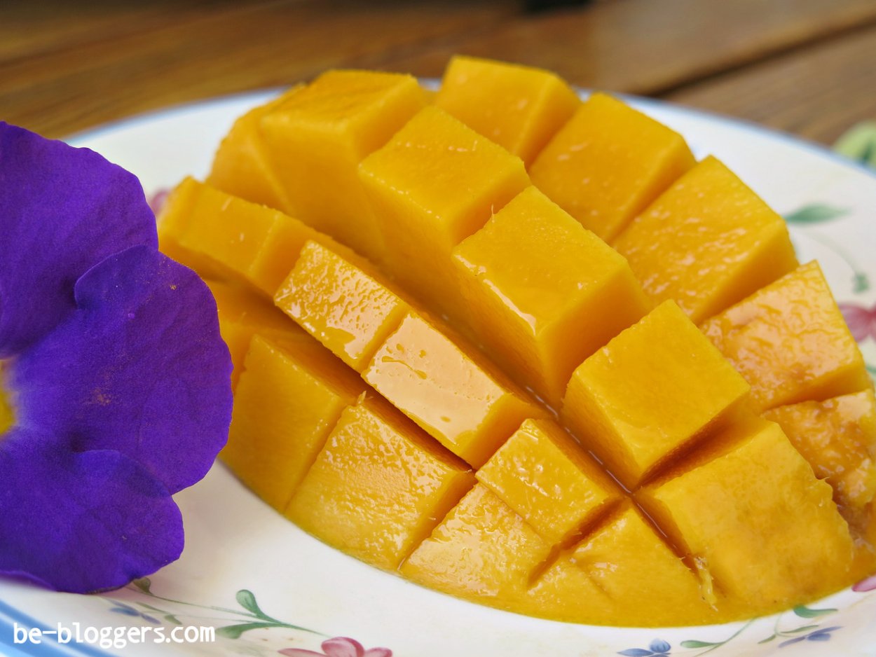 Красивая нарезка манго