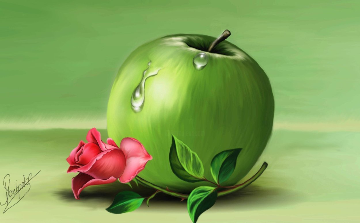 Сказочное яблоко