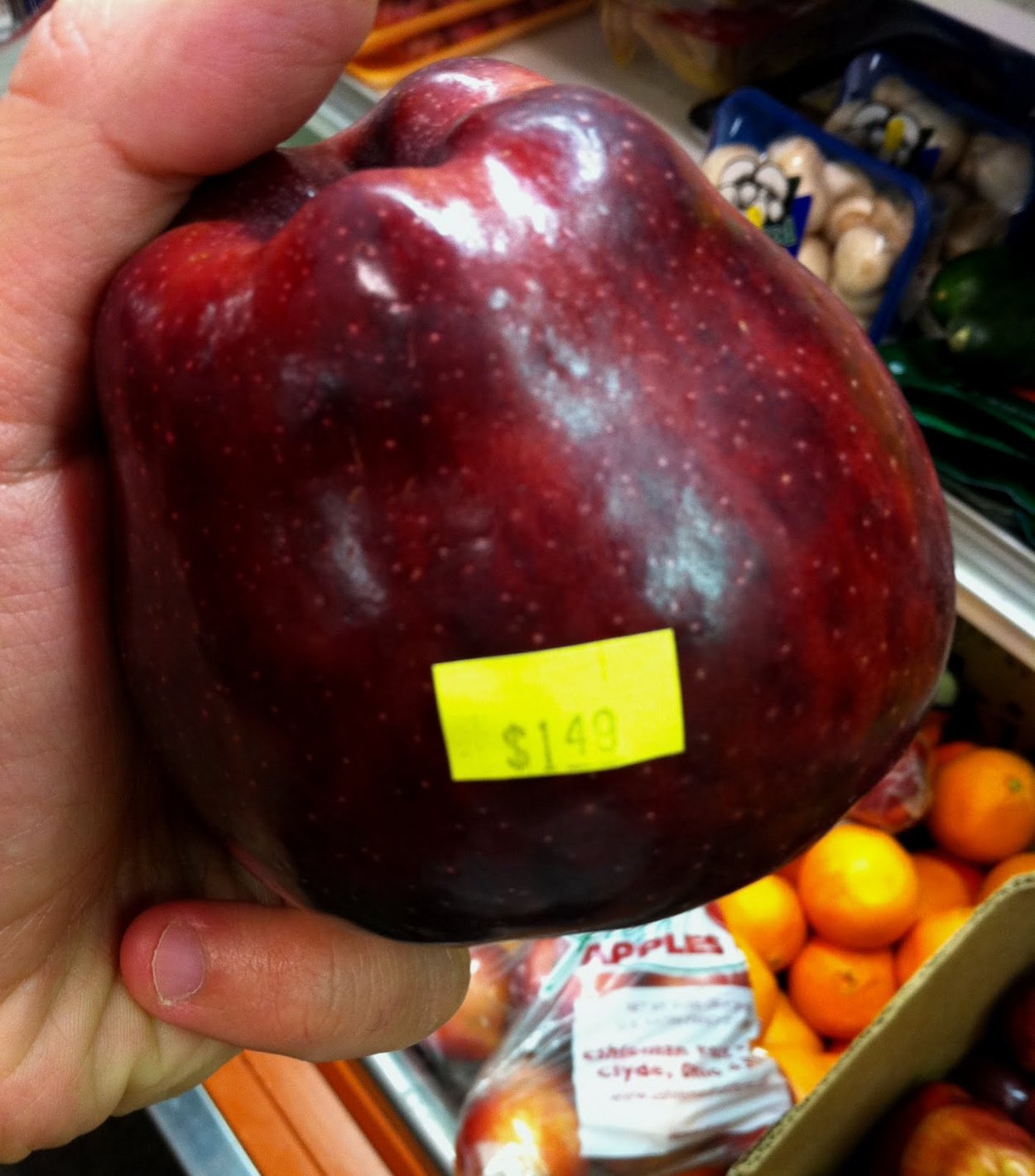 Яблоки ред Делишес темные внутри