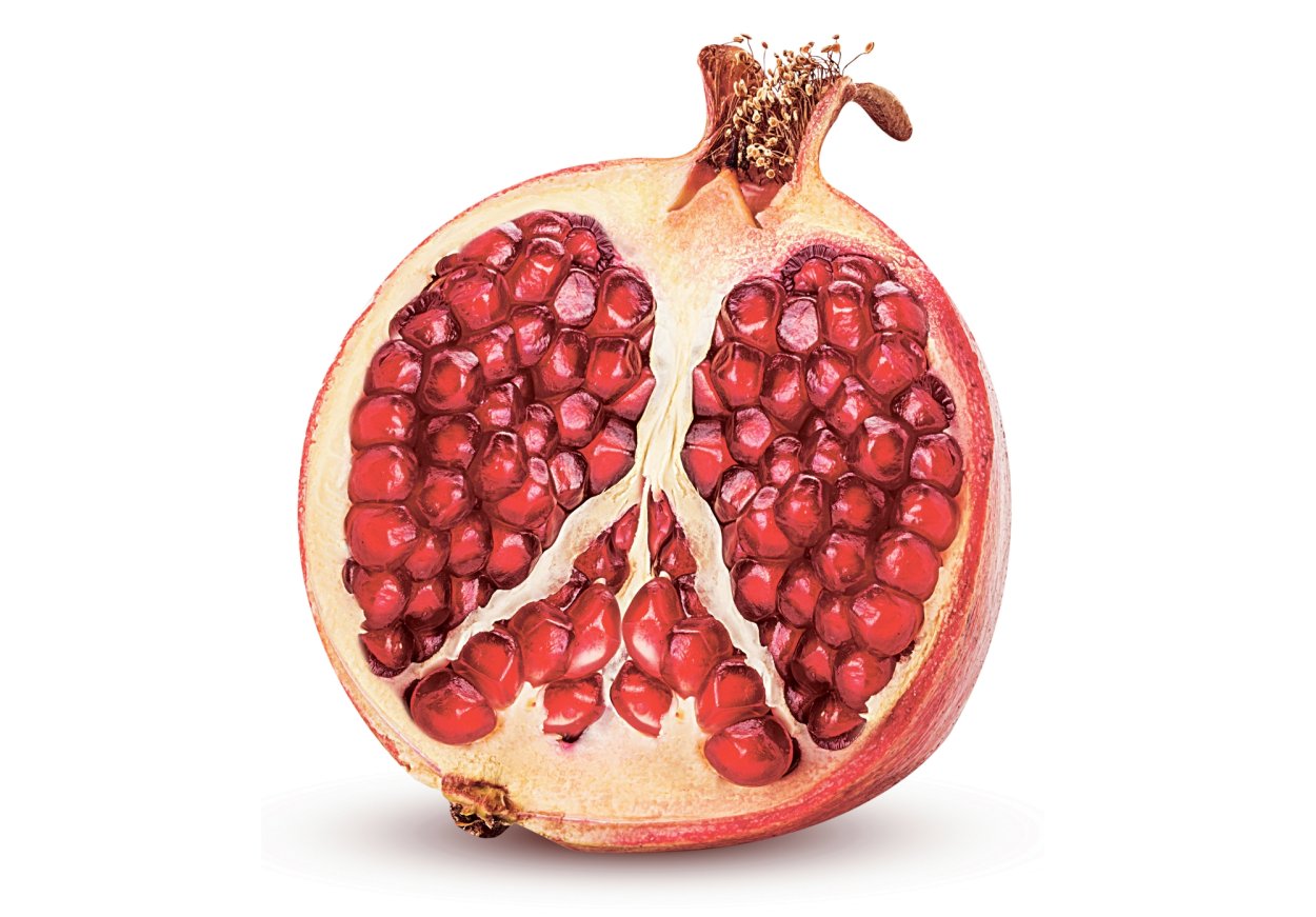 Гранат в разрезе