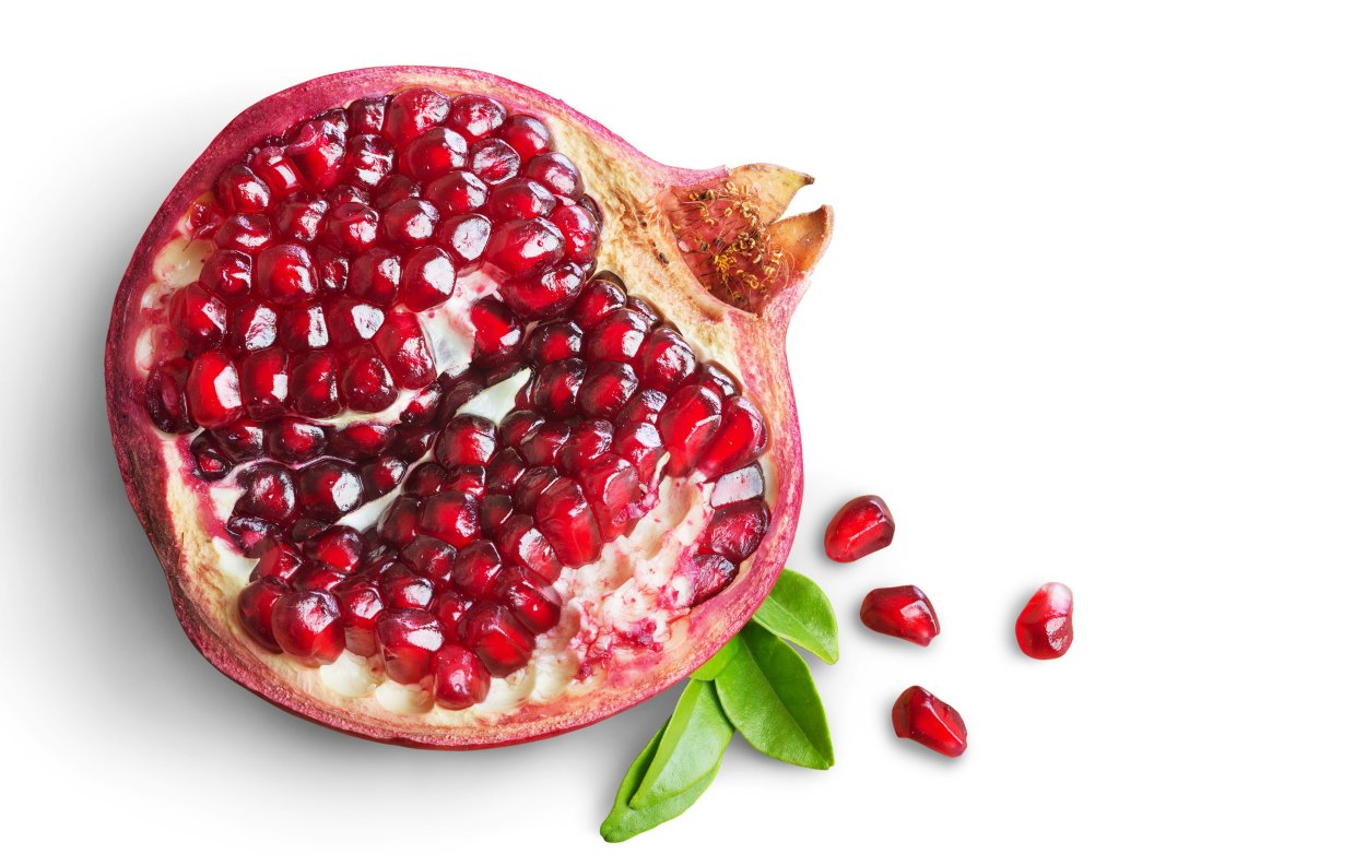 Гранат половинка