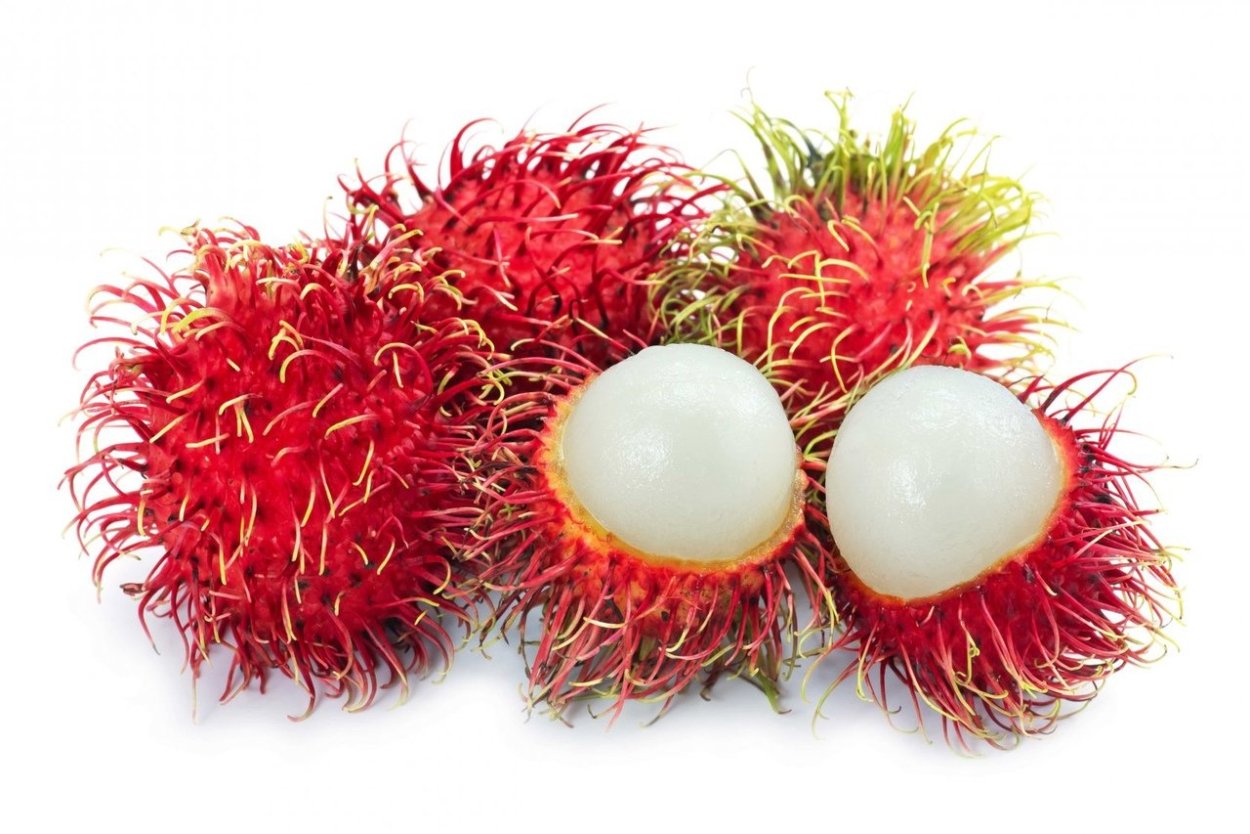 Экзотический фрукт рамбутан