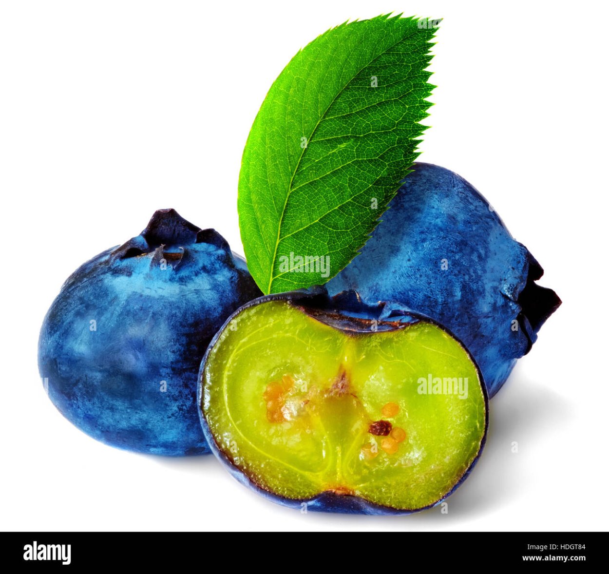 Голубика ягода в разрезе