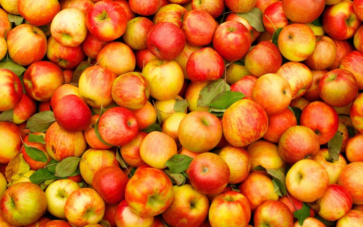 Яблоки фон