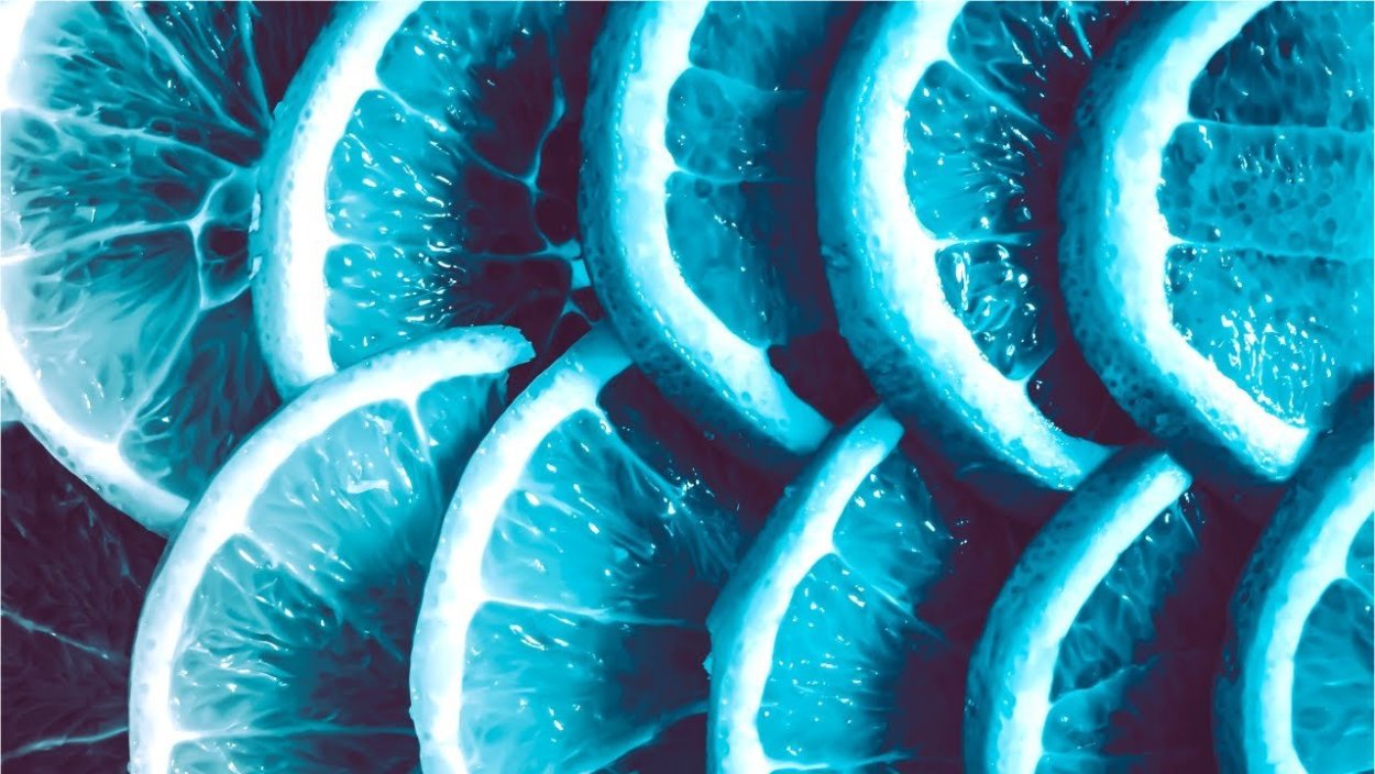 Зубы фрукт синий