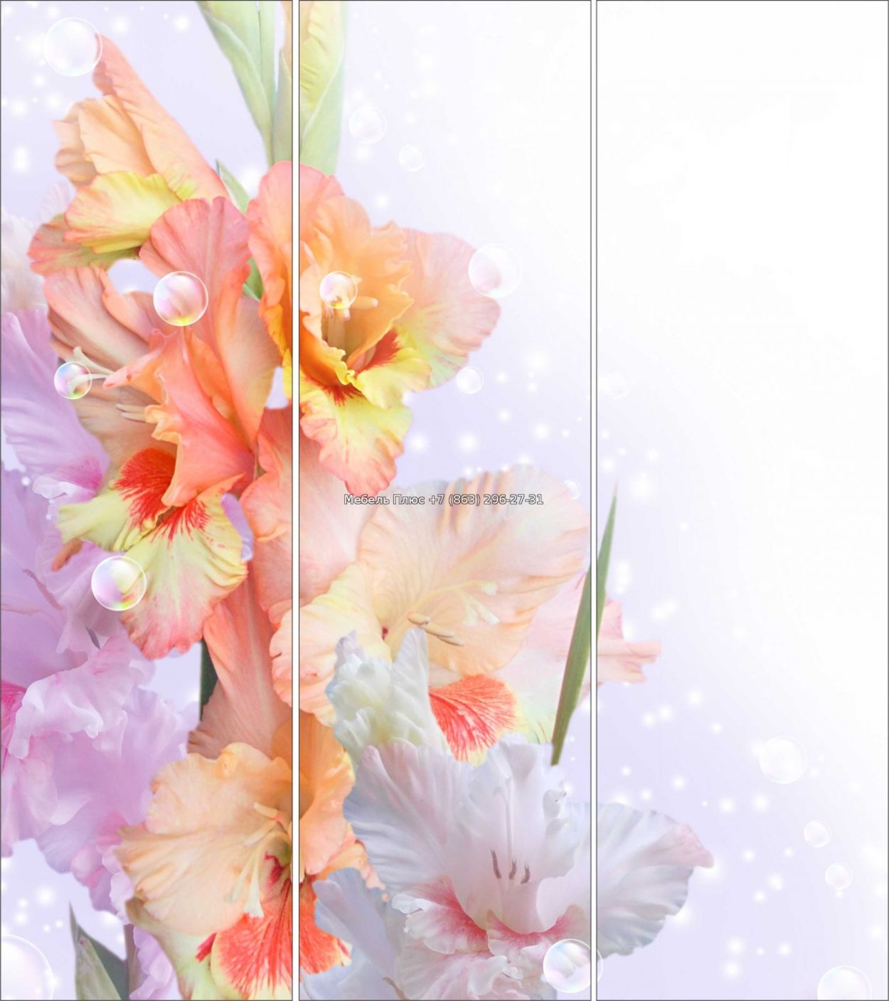 С днём рождения женщине гладиолусы