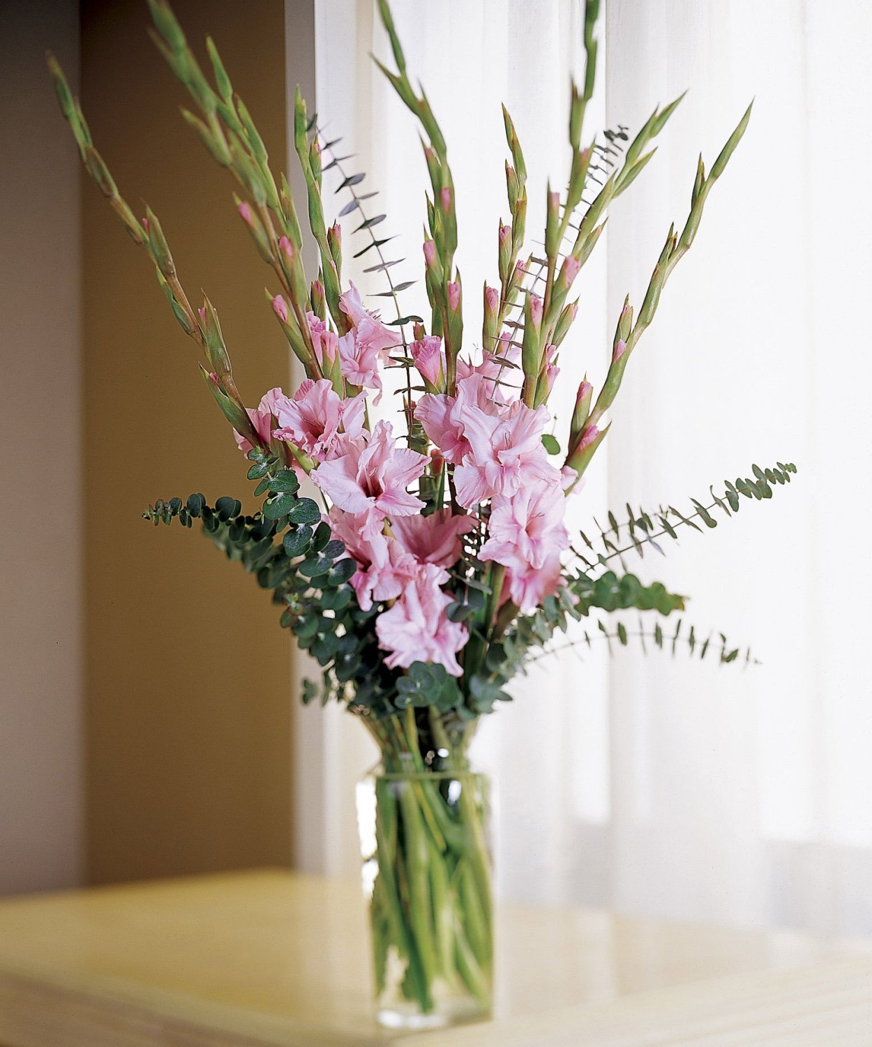 Свадебный букет с гладиолусами