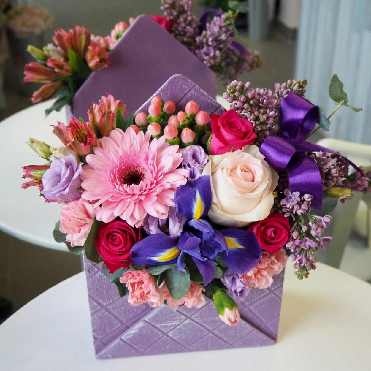 Простые композиции из цветов