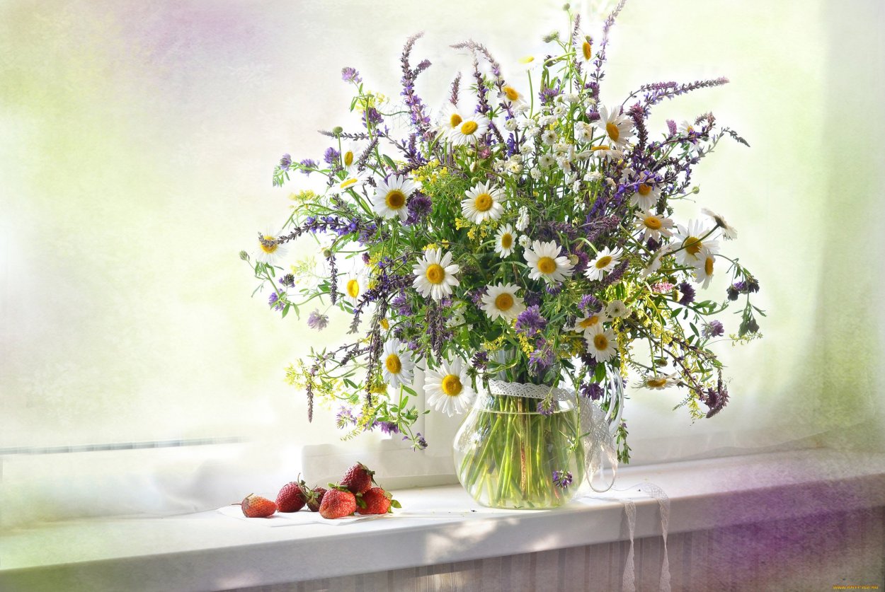 Букет из полевых цветов