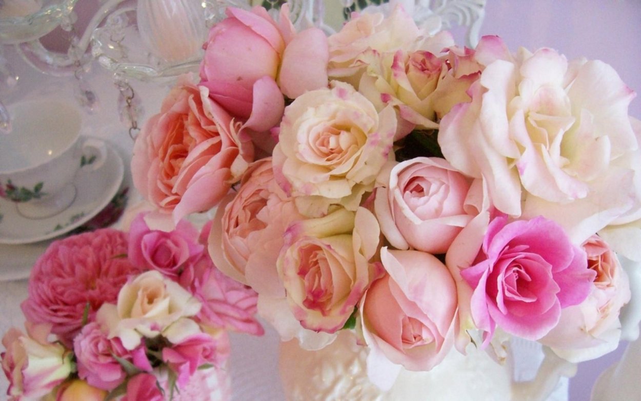 Красивый нежный букет