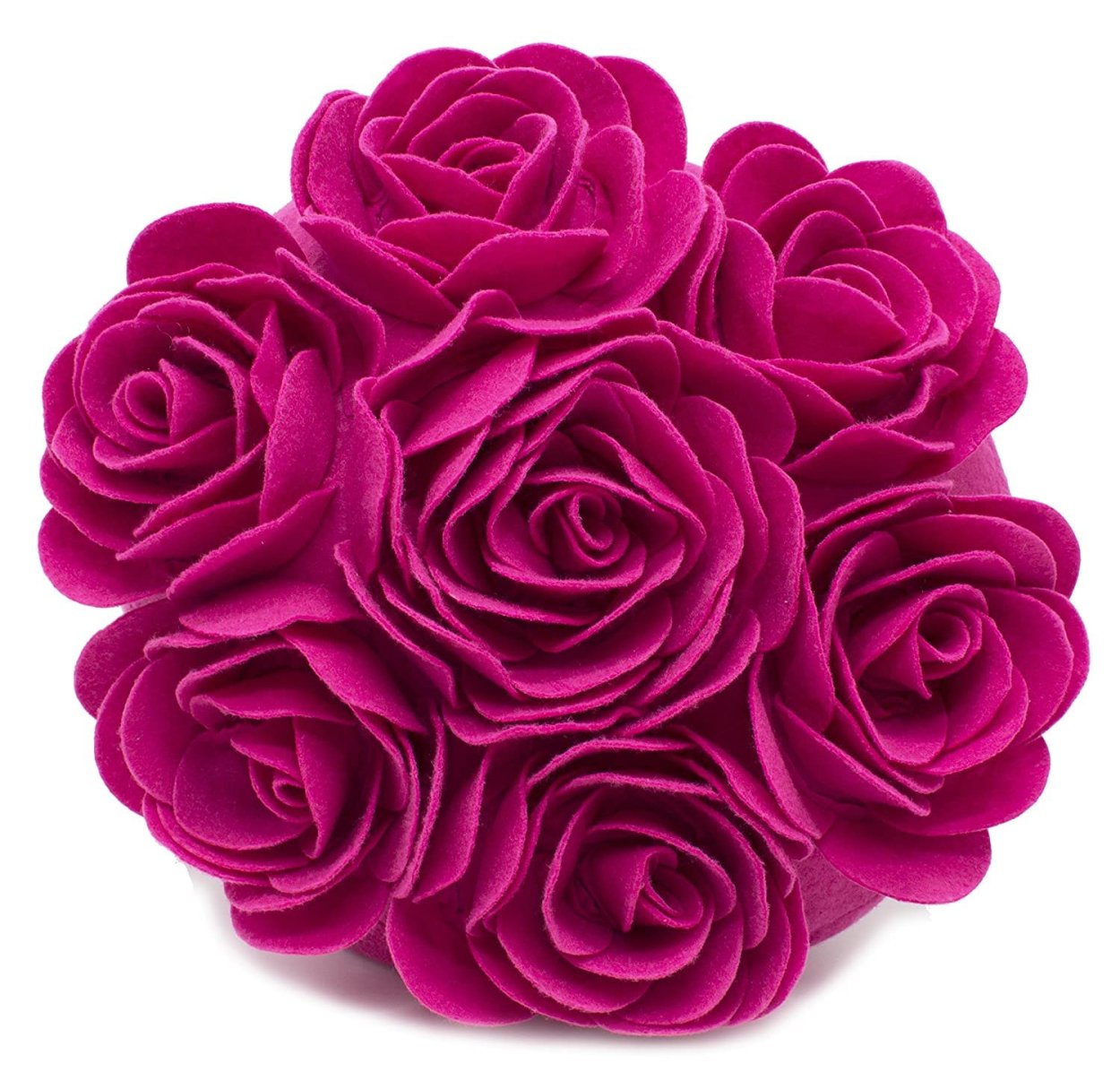 Аппликации роза цвет.фуксия