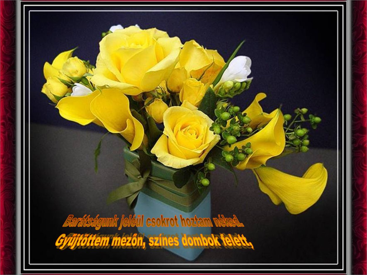 С днём рождения желтые розы