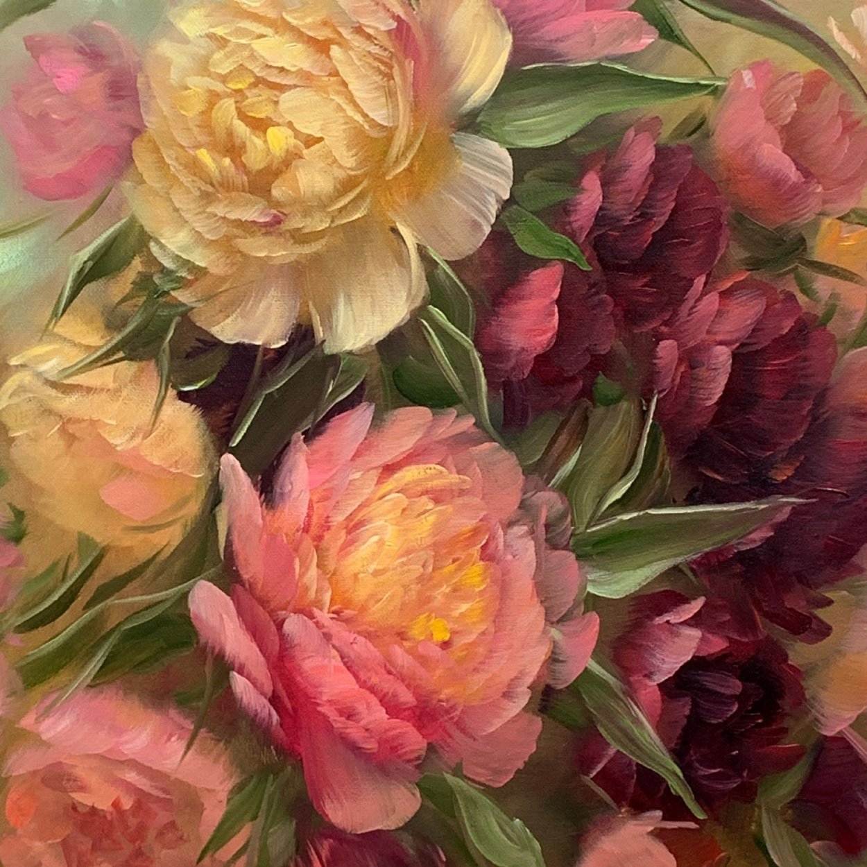 Картина Роскошные пионы