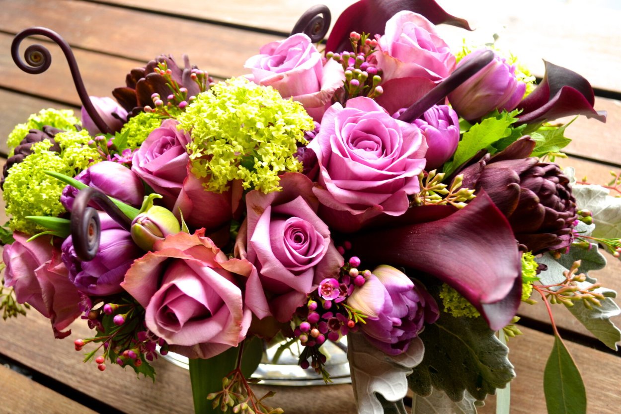 Роскошный букет цветов