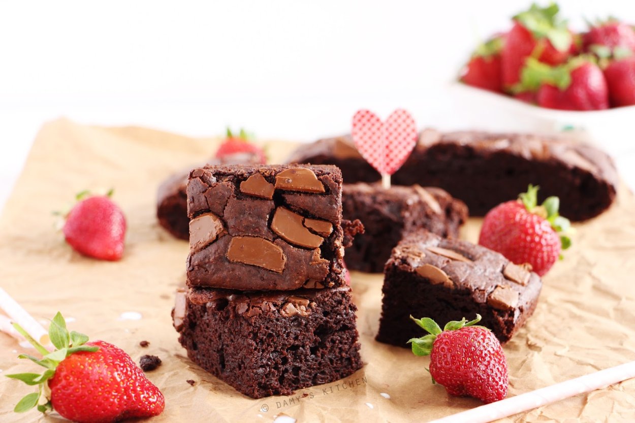 Печенье Брауни с мороженым