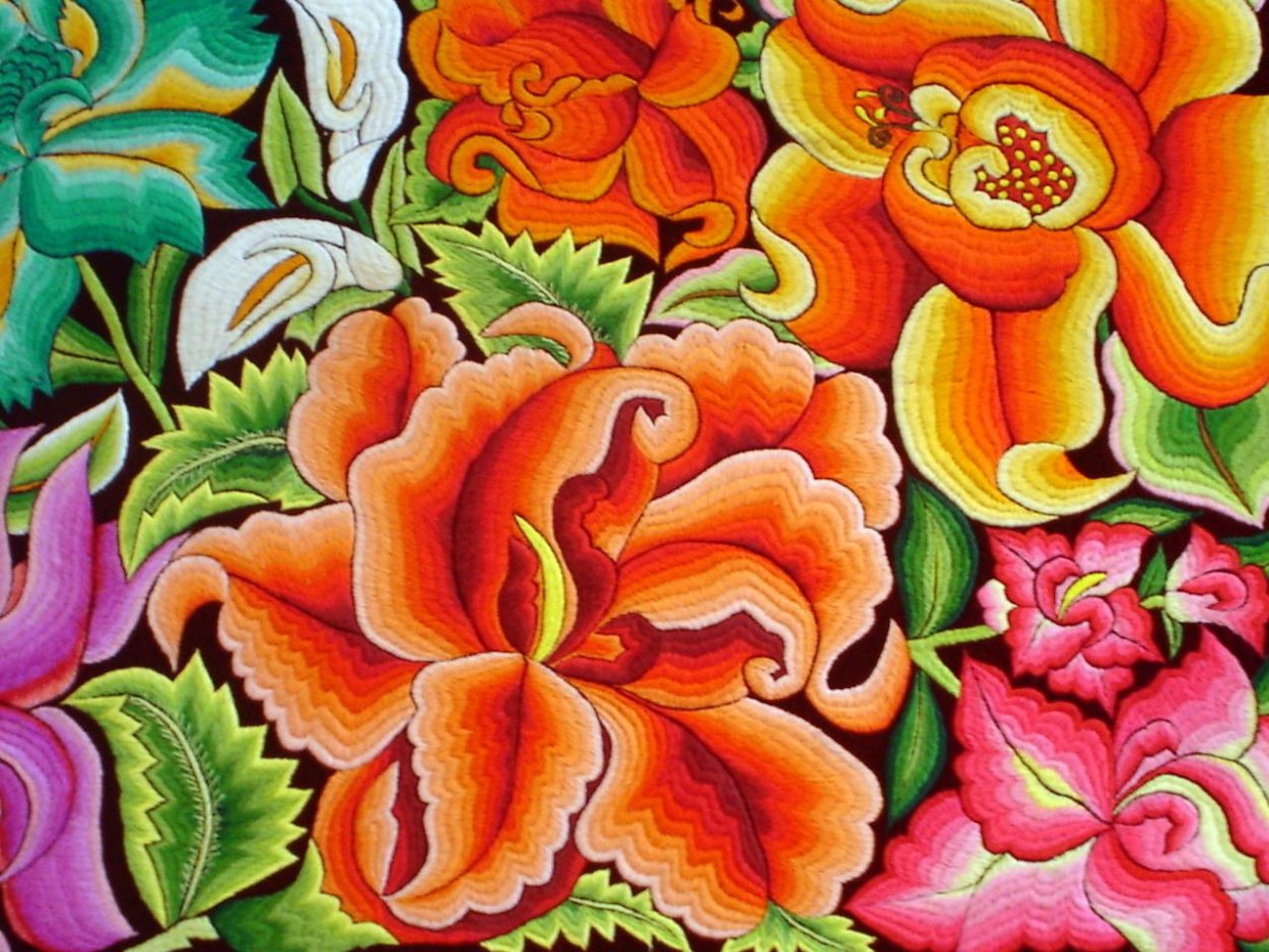 Мексика орнамент цветочный